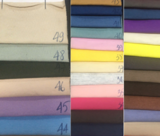 Bảng giá vải thun cotton 